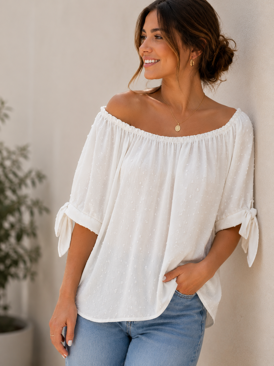 Blusa lazos 