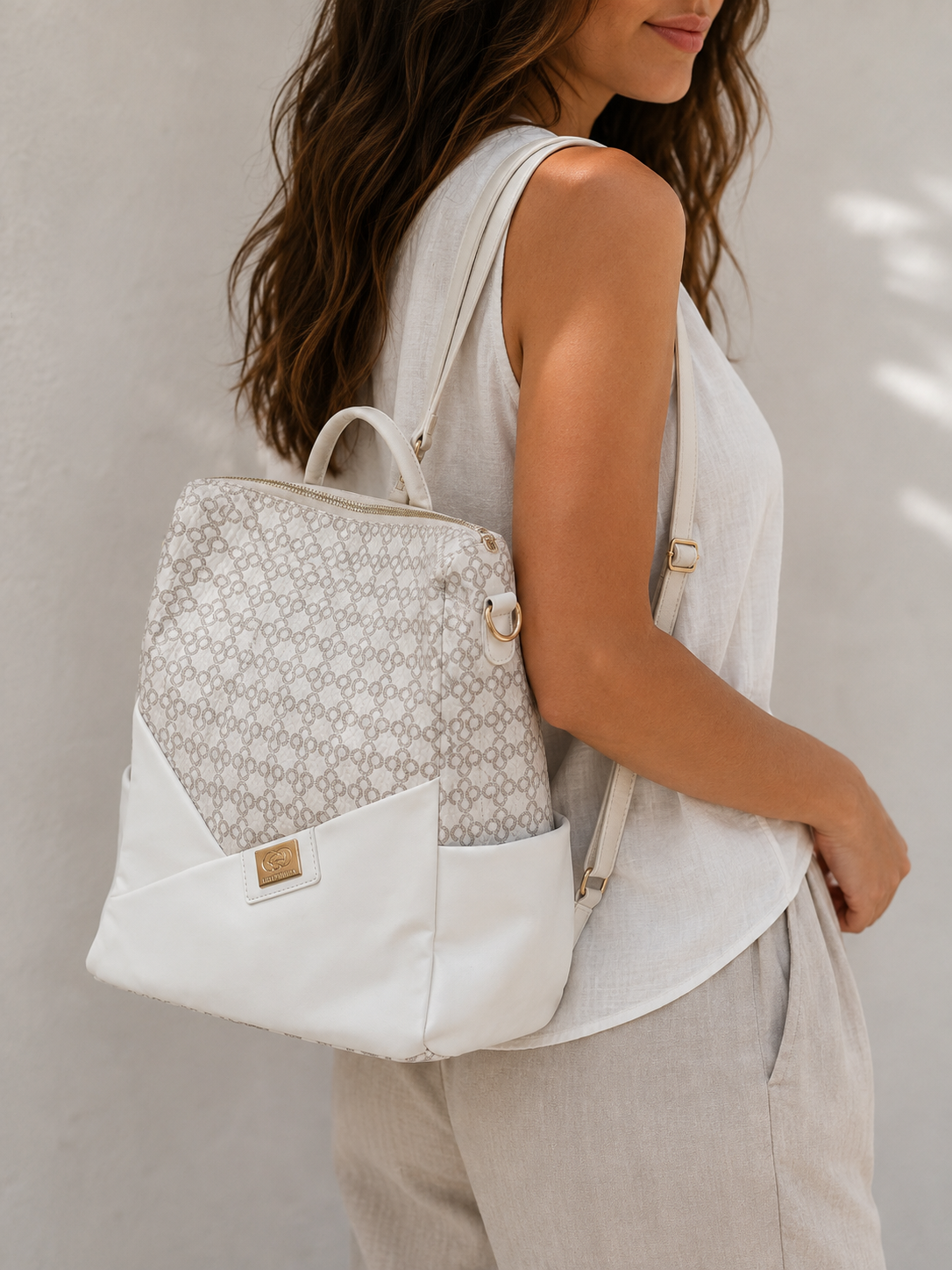 Mochila blanca 